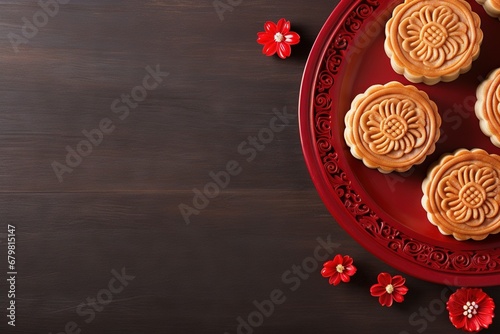 chinese new year mooncakes photo
