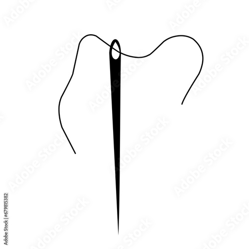 Elegant Needle With Thread