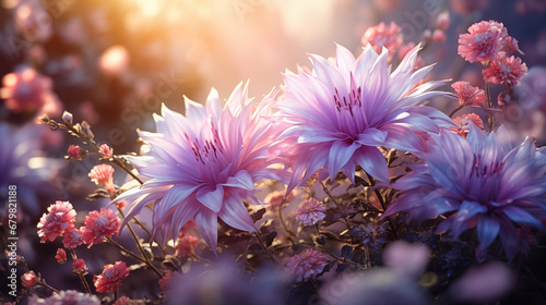  fantastic magical beautiful flowers background