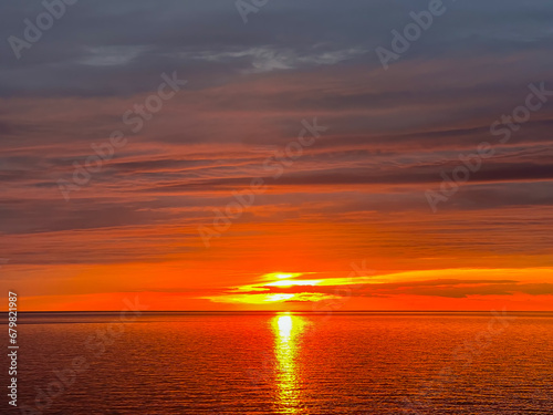 Sunset Over Water - 6710