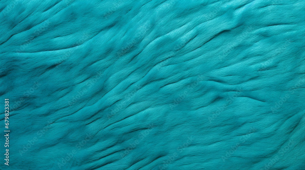 Close up of a fluffy Carpet Texture in turquoise Colors. Soft Fleece Fabric Close up of a fluffy Carpet Texture in turquoise Colors. Soft Fleece Fabric
