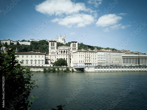 view of the seine city Leon France building 
