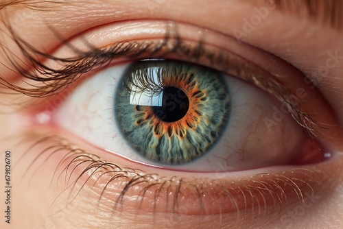 Captivating Close Up on Eye - Vision, Pupil, Sight and Happiness