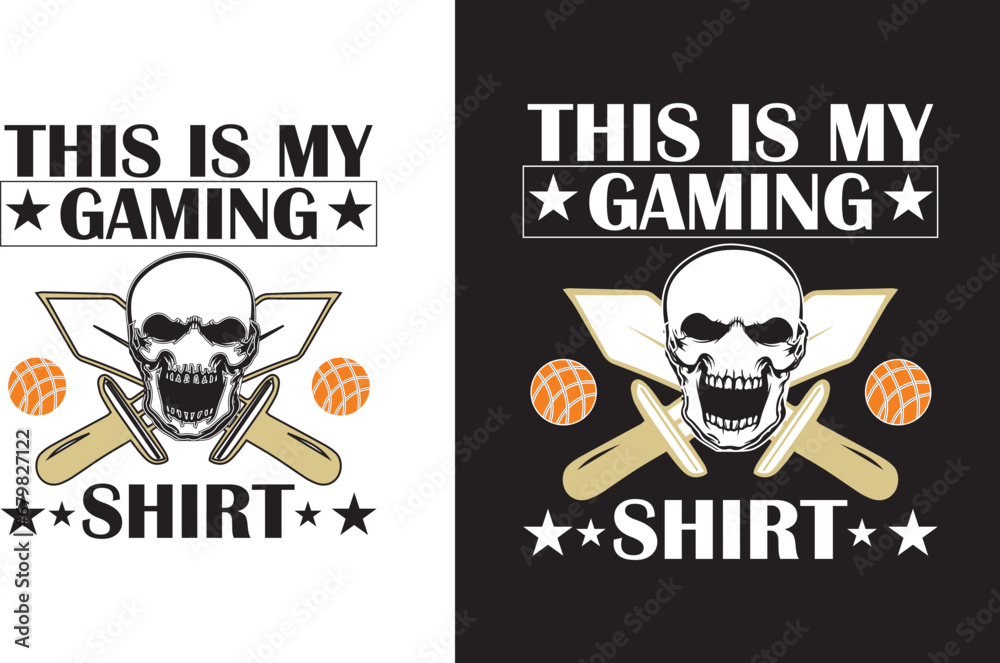 Gaming T-shirt design Gaming T-shirt design