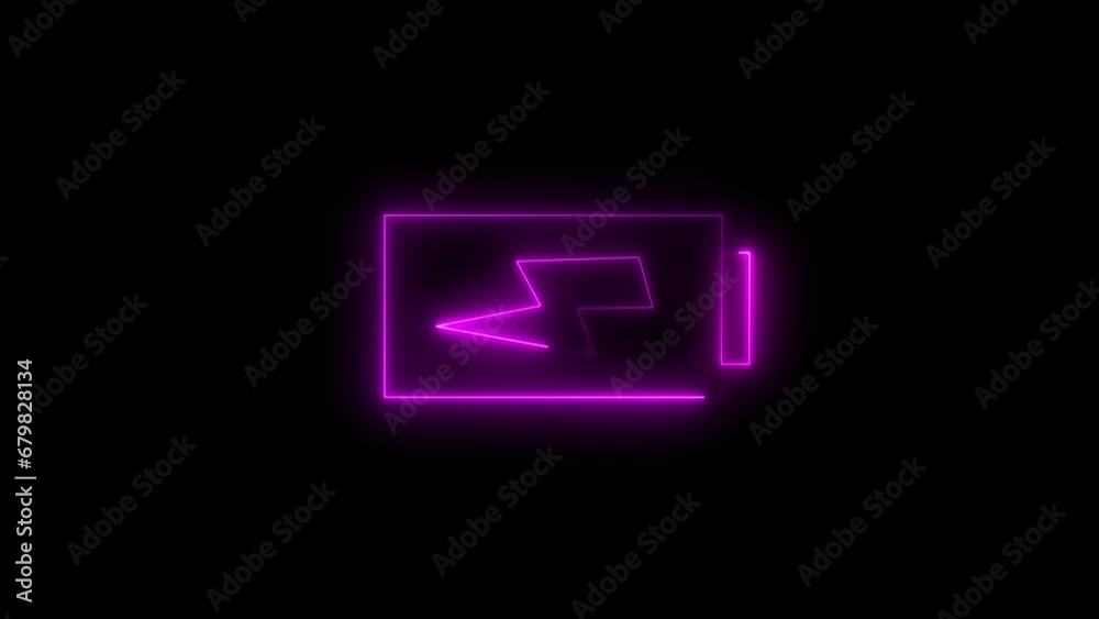 Abstract background with low battery. CG animation backdrop. Seamless loop Abstract background with low battery. CG animation backdrop. Seamless loop