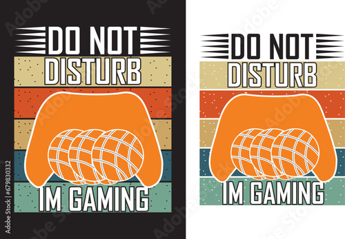 Gaming T-shirt design