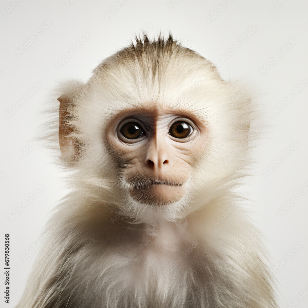 Cute monkey portrait Cute monkey portrait