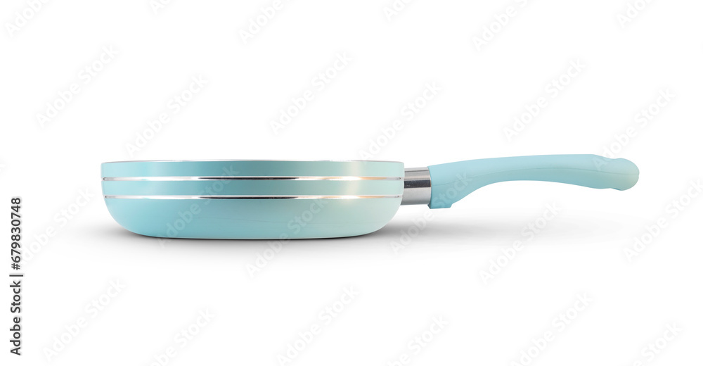 ceramic frying pan isolated on white background ceramic frying pan isolated on white background