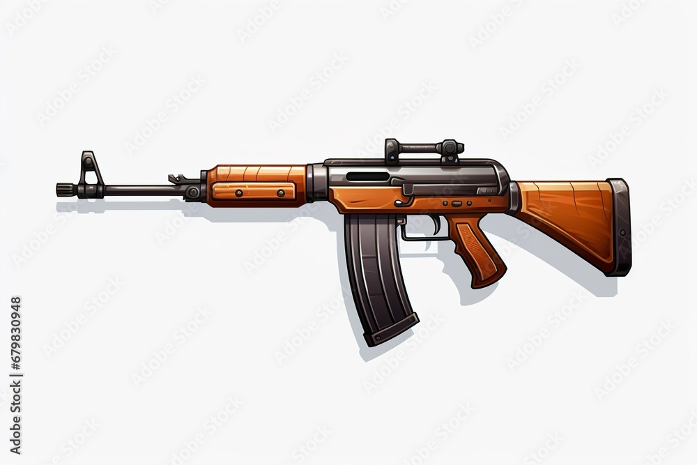 rifle icon on a transparent background