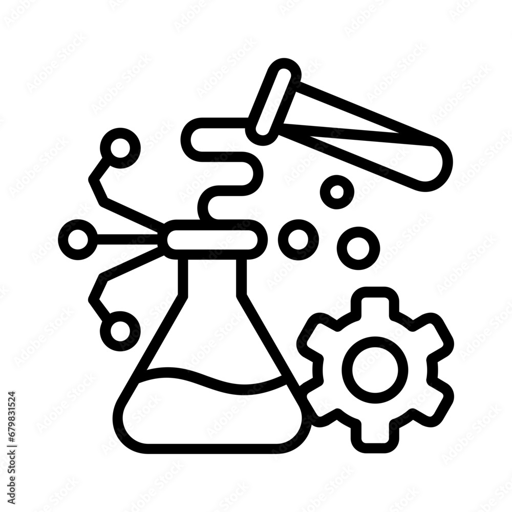 Experiment icon line Experiment icon line