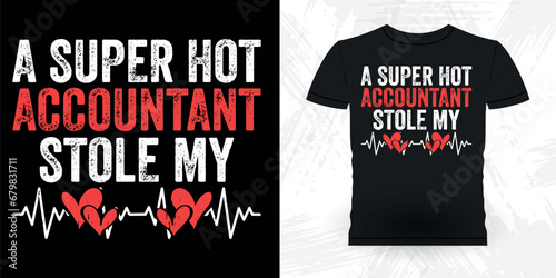 Mom Lover Mother's Day Funny Retired Accounting Vintage Accountant T-shirt Design
