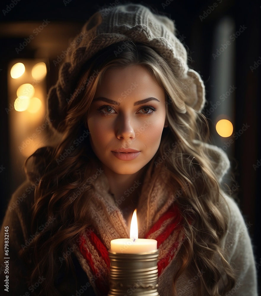 girl with candle girl with candle