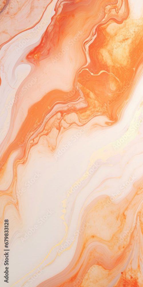 Orange light marble background, phone wallpaper Orange light marble background, phone wallpaper