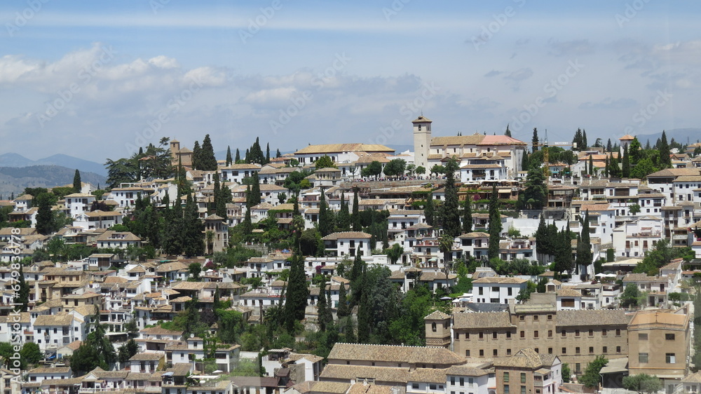 Vista panorámica de La Alhambra