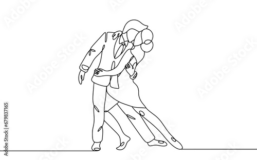 Tango. Dance. One line