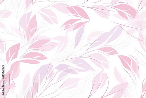 Abstract colorful autumn floral leaf, flowers seamless pattern wallpaper background. Generative AI, AI