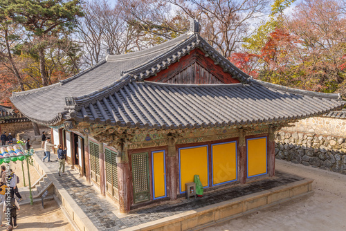 Gyeongju, South Korea - November 20 2023 "Bulguksa Temple Museum in South Korea"