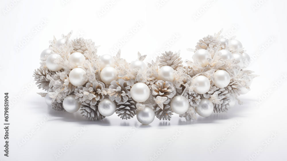 Snowy White Pinecone Wreath Snowy White Pinecone Wreath
