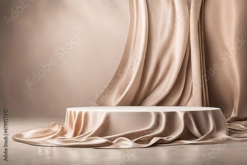 table setting on a background