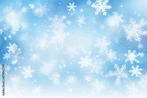 Christmas background. snow flakes backdrop