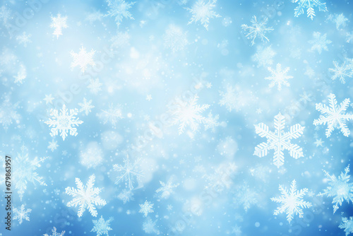 Christmas background. snow flakes backdrop