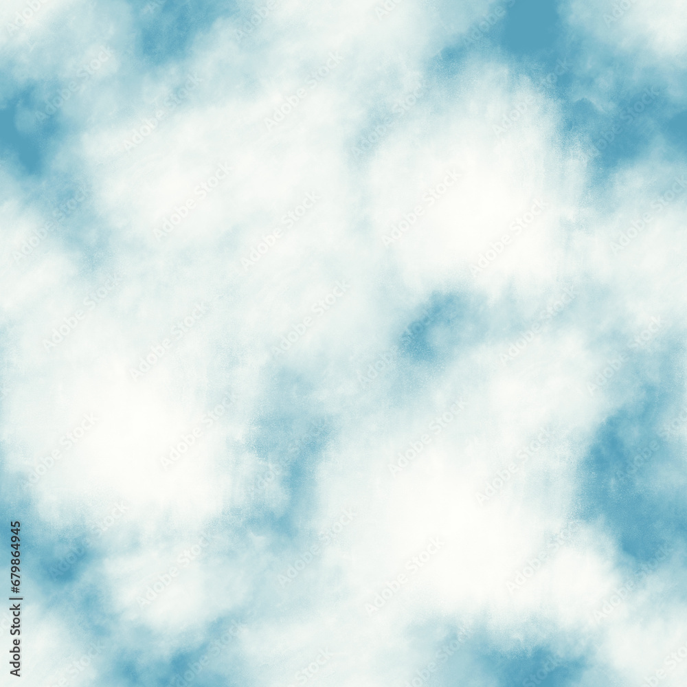 blue sky with clouds watercolor effect tie dye blue sky with clouds watercolor effect tie dye