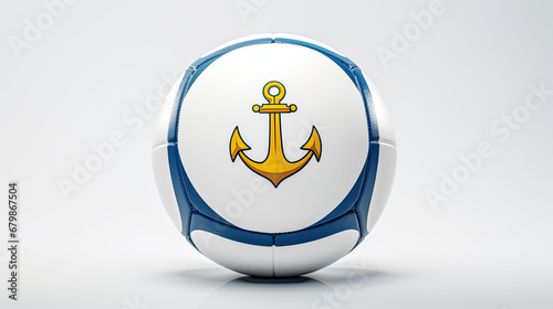 Free Download Water Polo Ball Isolated On White Background, Waterpolo Equipment For Water Polo Game, Water Polo Ball Concept. Generative AI - GFXLoad