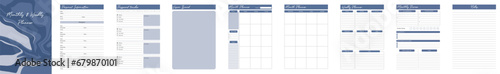 Printable Monthly and weekly planner for KDP or personal business | undated monthly planner | KDP interior | planner templates