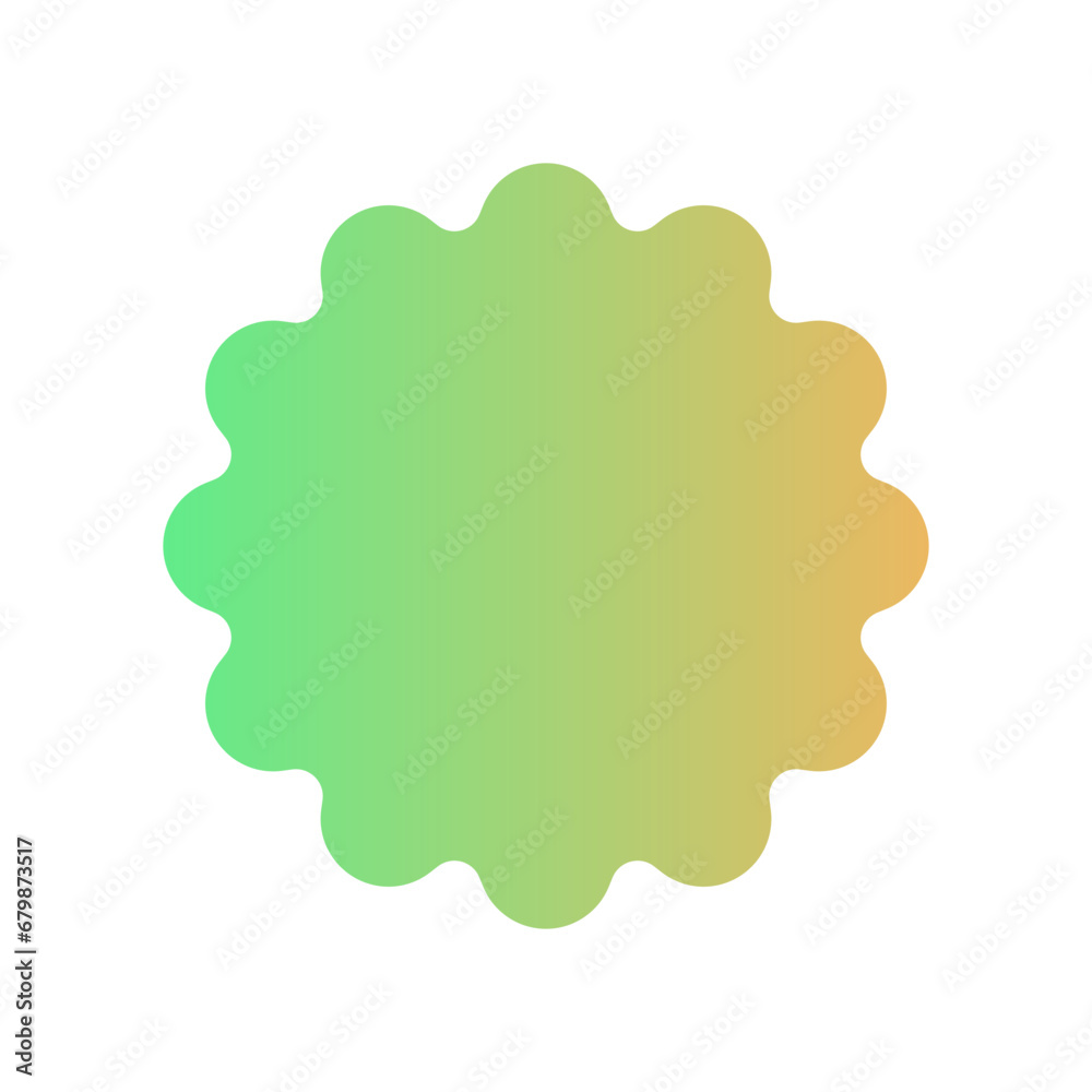 Obraz premium Digital Sticker. Vector illustration