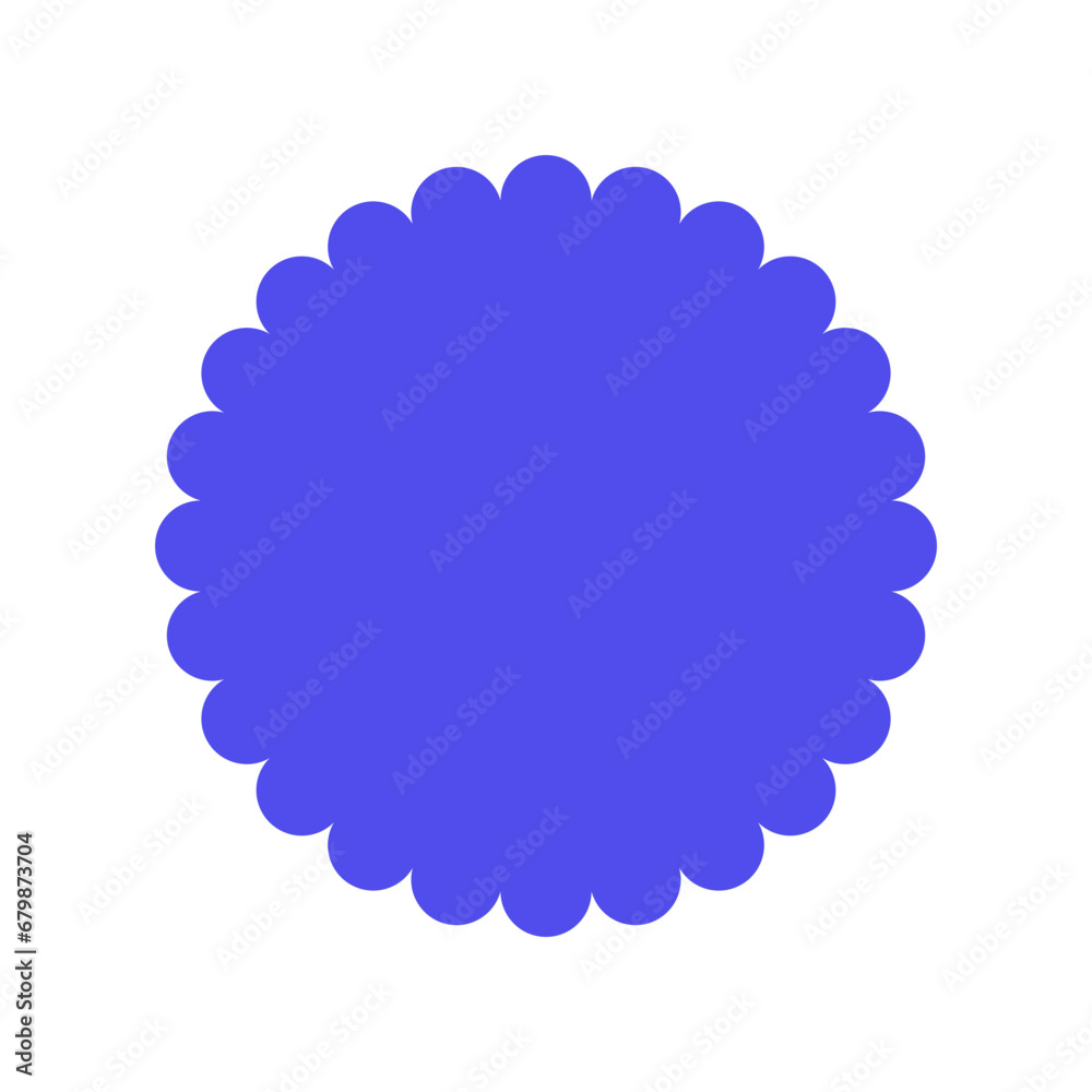 Decorative round shape. Label, sticker, or template for texts. Vector illustration Decorative round shape. Label, sticker, or template for texts. Vector illustration