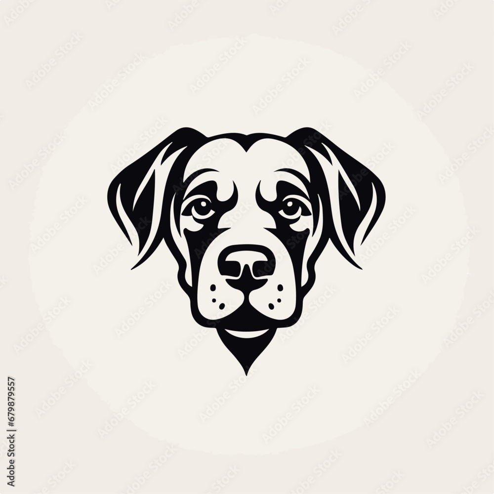 Dog in cartoon, doodle style. 2d vector illustration in logo, icon style. AI Generative Dog in cartoon, doodle style. 2d vector illustration in logo, icon style. AI Generative