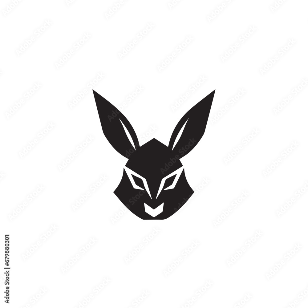 Rabbit in cartoon, doodle style. 2d vector illustration in logo, icon style. AI Generative Rabbit in cartoon, doodle style. 2d vector illustration in logo, icon style. AI Generative