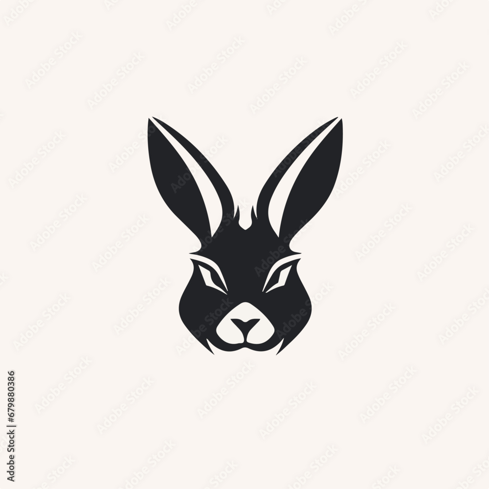 Rabbit in cartoon, doodle style. 2d vector illustration in logo, icon style. AI Generative Rabbit in cartoon, doodle style. 2d vector illustration in logo, icon style. AI Generative