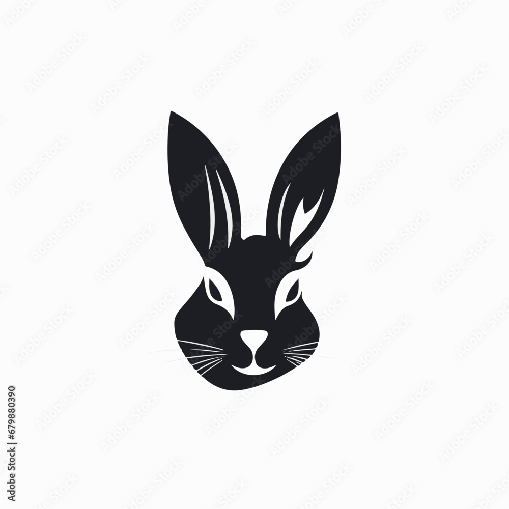 Rabbit in cartoon, doodle style. 2d vector illustration in logo, icon style. AI Generative Rabbit in cartoon, doodle style. 2d vector illustration in logo, icon style. AI Generative
