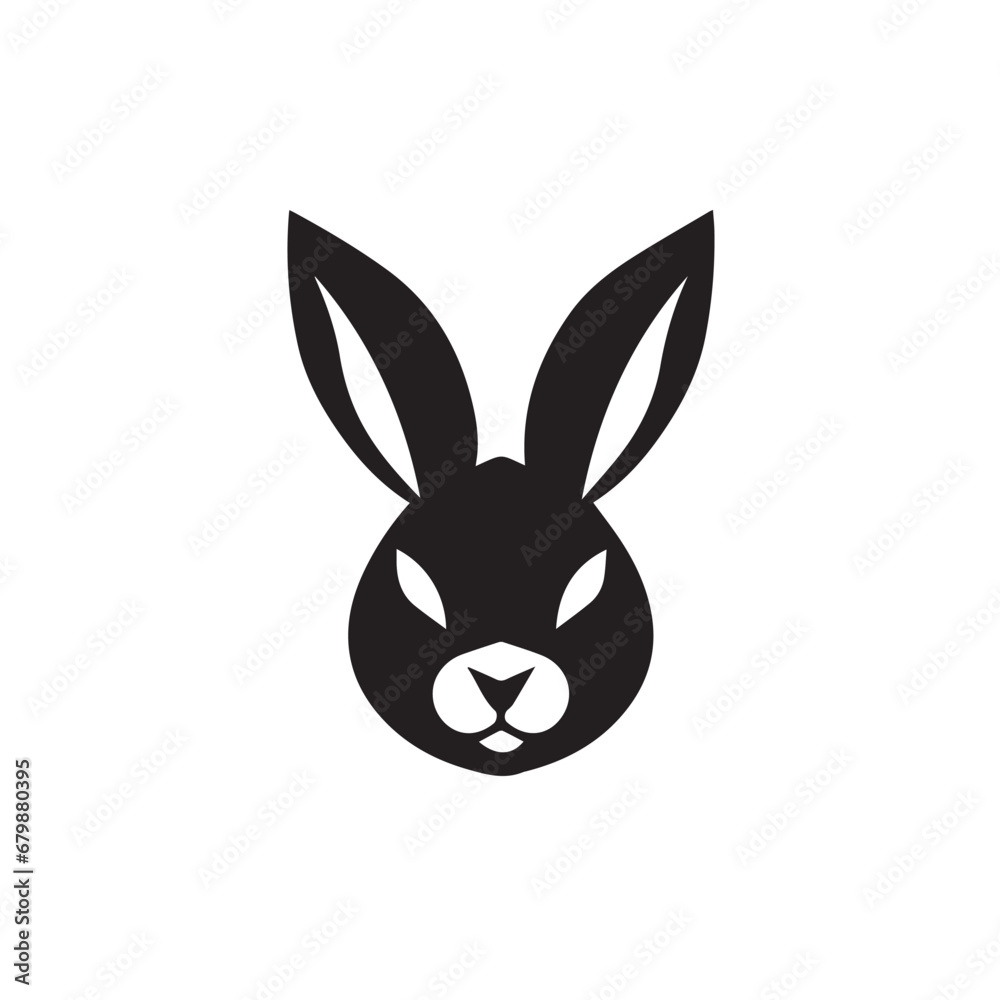 Rabbit in cartoon, doodle style. 2d vector illustration in logo, icon style. AI Generative Rabbit in cartoon, doodle style. 2d vector illustration in logo, icon style. AI Generative