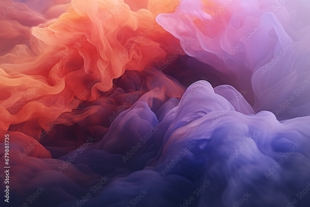 Abstract colorful smoke background illustration