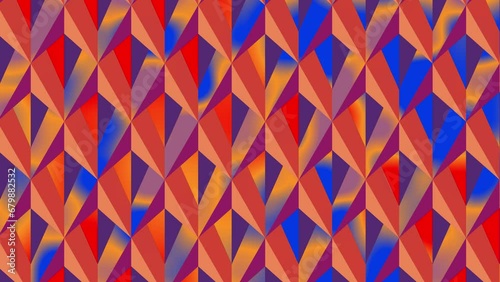 4k Abstract luxury blue, red orange gradient background. Geometric graphic motion animation. Seamless looped dark backdrop. Simple elegant universal minimal BG