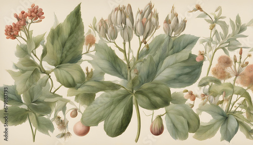 An ancient botanical illustration