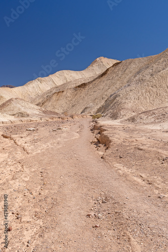 Desolate Hills in an Arid Arroyo