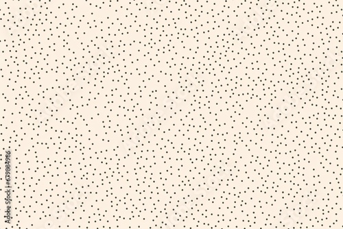 Seamless Modern Dotted Background: Almond Color Delight