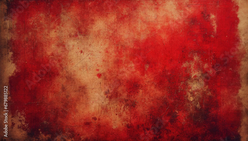 Red grunge background texture. Generative ai.