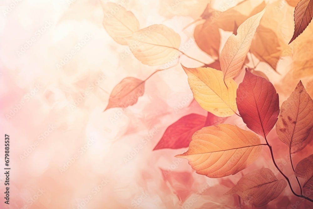 Autumn Color Palette: Blurred Grainy Gradient Background for Captivating Designs