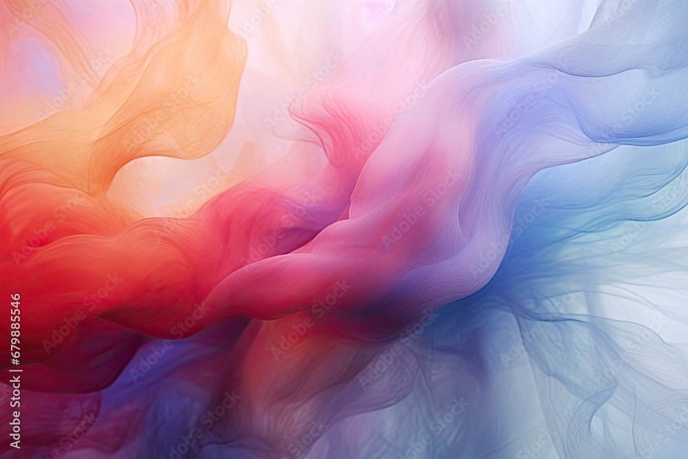 Ash Infusion: A Striking Multicolor Blur Abstraction