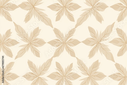 Beige Fashion  Simplicity Enhanced by Decorative Patterns in Digital Image