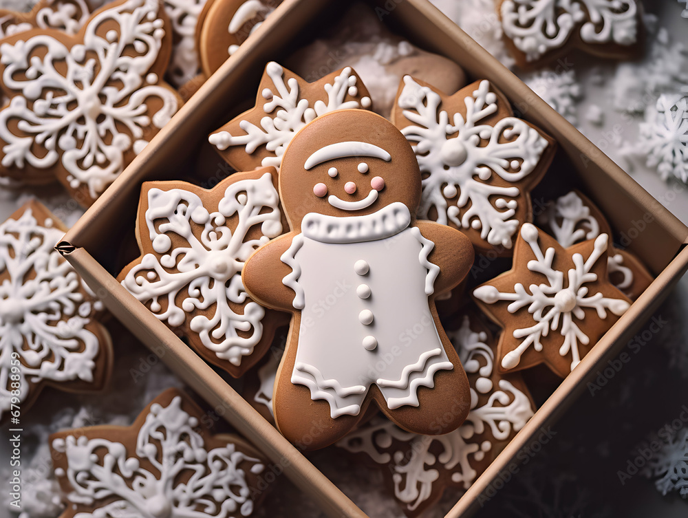 Sweet christmas cookies on wooden background. Sweet christmas cookies on wooden background.
