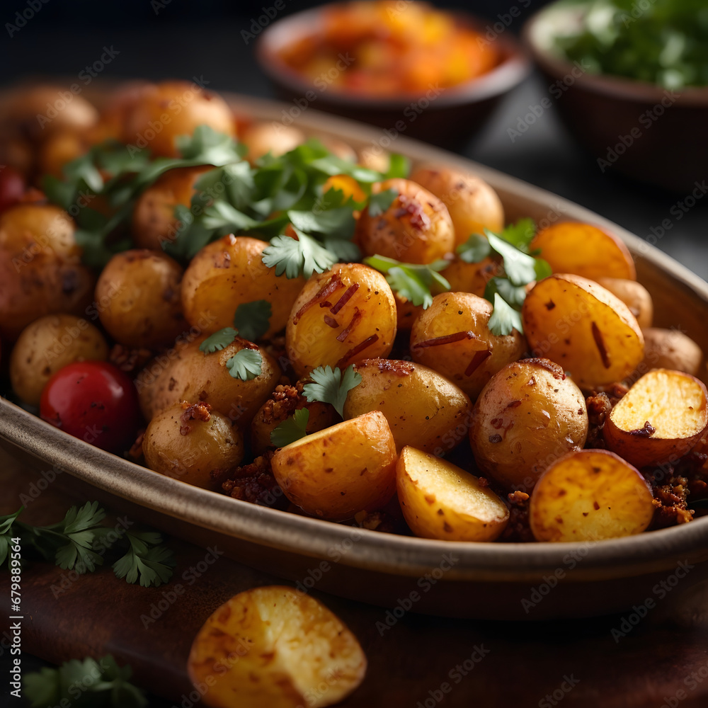 Spicy Mexican Chipotle Roasted Potatoes Spicy Mexican Chipotle Roasted Potatoes