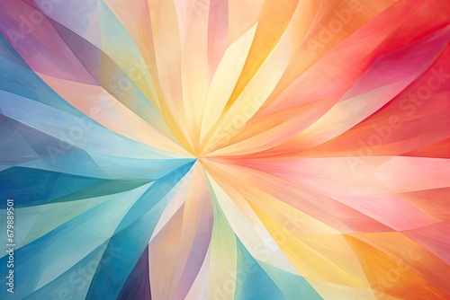 Multicolor Blur Abstraction: Captivating Light Show with a Color Wheel Twist