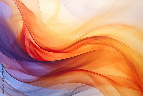 Complementary Color Explosion: Brown Multicolor Blur Abstraction