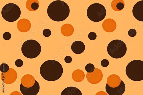 Complementary Colors for Brown: Modern Dotted Background � Seamless Visual Bliss.