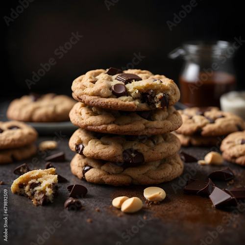 Miso Brown Butter Dark Chocolate Chunk Cookies - Umami Indulgence